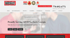 Desktop Screenshot of gainesvillemechanical.com