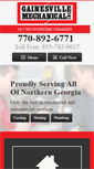 Mobile Screenshot of gainesvillemechanical.com